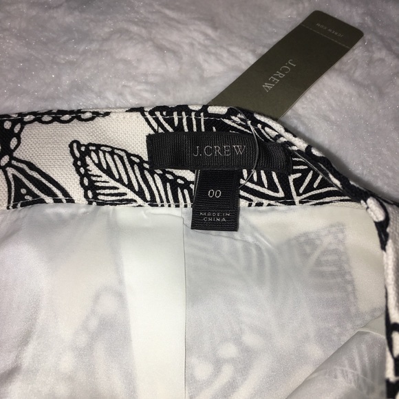 J. Crew Mini in Polynesian Floral NWT Size 00 - Picture 5 of 7